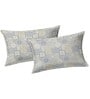 Morning Sky Metro 186 TC Cotton King Bedsheet With 2 Pillow Covers
