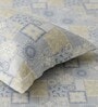 Morning Sky Metro 186 TC Cotton King Bedsheet With 2 Pillow Covers