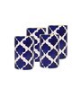 Moroccan 150ml Blue & White (Set of 4) Ceramic Everyday Glass