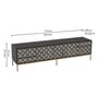 Moroccan Bone Inlay TV Console In Black Colour