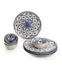 Moroccan Floral 8 Piece Ceramic Dinner Set