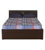 Morocco Queen Size Bed with Storage in Wenge Finish