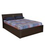 Morocco Queen Size Bed with Storage in Wenge Finish