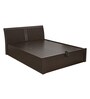 Morocco Queen Size Bed with Storage in Wenge Finish