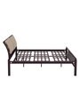 Morpheus King Size Bed in Shell Wine Red Colour