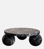 Morro Marble Coffee Table In Black Colour