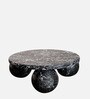 Morro Marble Coffee Table In Black Colour