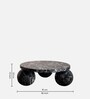 Morro Marble Coffee Table In Black Colour