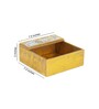 Mosaic Blue & Gold MDF Wood Tissue Holder