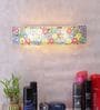 Ryan Glass Flush Mount Wall Light (Multicolour)