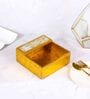 Mosaic Onyz Blue & Gold MDF Wood Tissue Holder