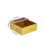 Mosaic Rain Blue & Gold MDF Wood Tissue Holder