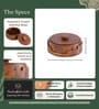 Mosaic Roti Box | Wooden Casserole Chapati Box