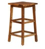 Mosaic Sheesham Wood Bar Table Set in Rustic Teak Finish