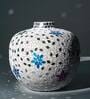 Mosiac Metal Table Vase