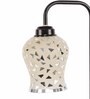 Mosiac Multicolour Glass Shade Study Lamp with Black Base