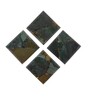 Moss Agate Square Coasters