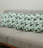 Moss Polyester Abstract 16x16 inches Cushion Covers Set of 5