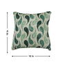 Moss Polyester Abstract 16x16 inches Cushion Covers Set of 5
