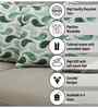 Moss Polyester Abstract 18x18 inches Cushion Covers Set of 3