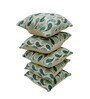 Moss Polyester Abstract 18x18 inches Cushion Covers Set of 5