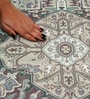 Moss Traditional Polyester 24x24 Inches Skid-Resistant Backing Prayer Mats (Pack of 1)