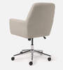 Mosto Leatherette Guest Chair In Light Grey  Colour