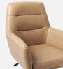Mosto Leatherette Guest Chair In Tan  Colour