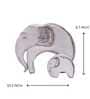 Mother and Baby Elephant Showpiece Set (White) Mother and Baby Elephant Showpiece Set (White)