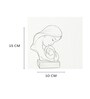 Mother Baby Showpiece With Yellow Base