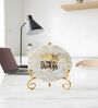 Mother Of Pearl Collect Moments Not Things Showpiece With Metal Stand