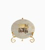 Mother Of Pearl Collect Moments Not Things Showpiece With Metal Stand
