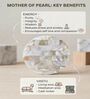 Mother Of Pearl Collect Moments Not Things Showpiece With Metal Stand