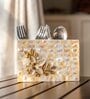 Mother of Pearl Designer Duo Cutlery Holder