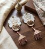 Mother Of Pearl Gaytri Mantra Riddhi Siddhi Hangings With Pink Latkans