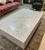 Cleo Mother of Pearl Coffee Table in White Finish