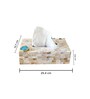 Mother of Pearl Turquoise Stone Tissue Box