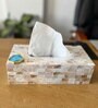 Mother of Pearl Turquoise Stone Tissue Box