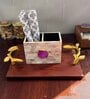 Mother of Pearl Pink Stone Cutlery Holder