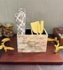 Mother of Pearl White Stone Cutlery Holder