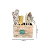 Mother of Pearl Green Stone Cutlery Holder
