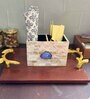 Mother of Pearl Blue Stone Cutlery Holder
