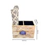Mother of Pearl Blue Stone Cutlery Holder