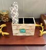 Mother of Pearl Green Stone Cutlery Holder