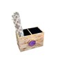 Mother of Pearl Purple Stone Cutlery Holder