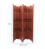 Sheesham Wood Kyra Room Divider In Brown Colour