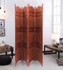 Sheesham Wood Kyra Room Divider In Brown Colour