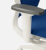 Motion Fabric Ergonomic Chair in Blue & White Colour