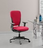 Motion High Back Ergonomic Chair in Milan Red & Black Colour