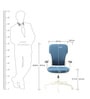 Motion Ergonomic Chair in Blue & White Color